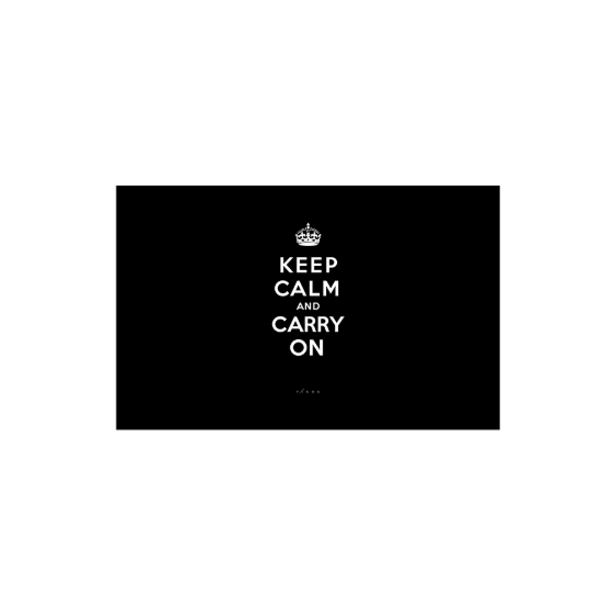 아트보드_ keep calm_블랙 - 피아바(FIABA)