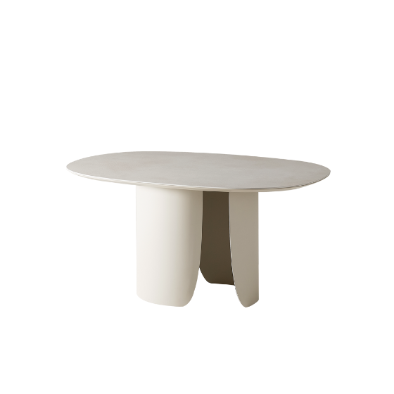 스위프 세라믹 테이블 1490_머쉬룸 베이지 (코튼 화이트) - 피아바(FIABA)